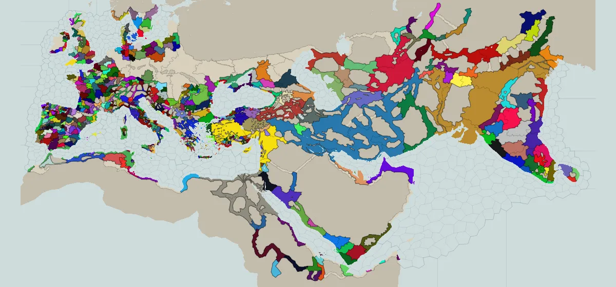 The Imperator: Rome map